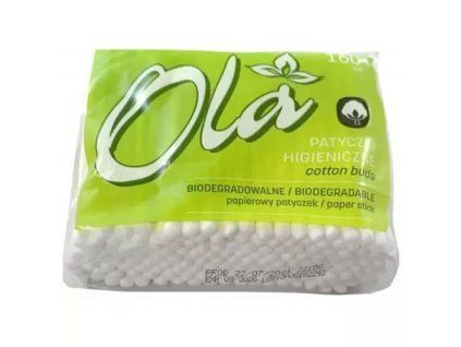 Ola Wattestäbchen aus Papier, 160 Stück pro Beutel