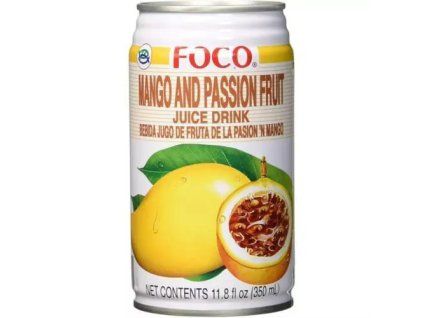 FOCO Getränk mit Mango- und Passionsfruchtnektar-Geschmack, 350 ml