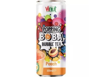 Vinut Bubble Tea 320ml mit Pfirsichgeschmack
