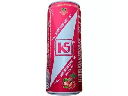 K5 kohlensäurehaltiges Energiegetränk 320 ml mit Erdbeergeschmack