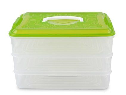 BUCHTONOŠ | 3patrový box na potraviny | 3 × 3500 ml