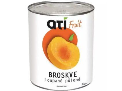 Ati geschälte, halbierte Pfirsiche 850 ml