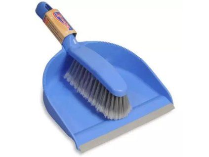 Spontex Besen + Kehrschaufel mit Stiel, 1-teilig