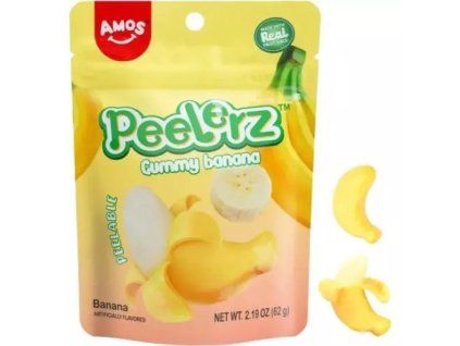 AMOS Peelerz Gummibärchen Banane 65g CN