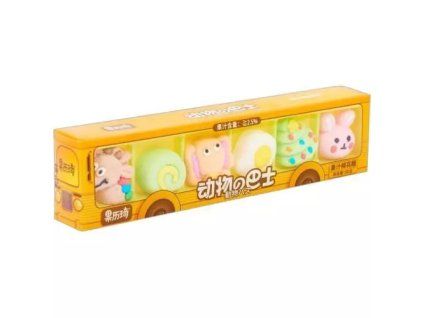 GLQ Marshmallow Waldtiere Bus 80g CN