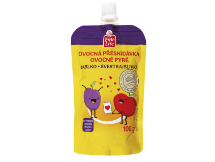 Fine Life Apfel-Pflaume Beutel 10 x 100 g