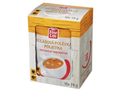 Fine Life Instant-Gulaschsuppe 10 x 19 g