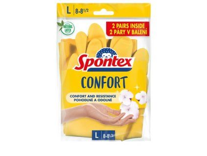 Spontex Handschuhe Komfort Größe L 2 x 2 Stück