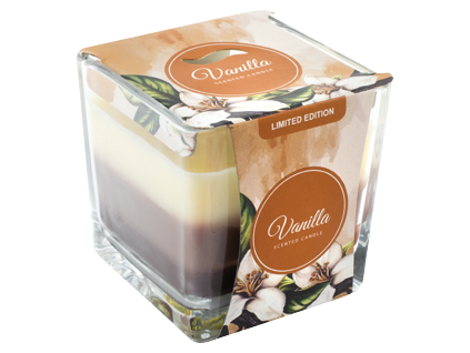 Q Home Kerze 198g Vanille-Edge