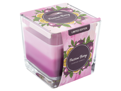 Q Home Kerze 198g Passionsfrucht-Rand