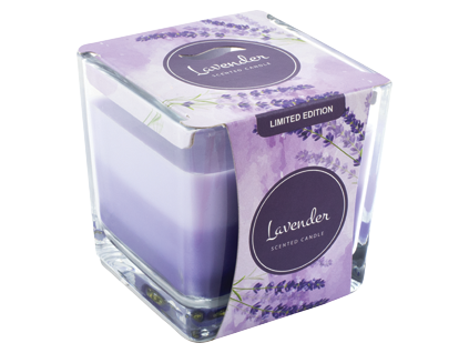 Q Home Duftkerze 198 g Lavendelrand
