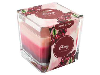 Q Home Kerze 198g Kirschrand