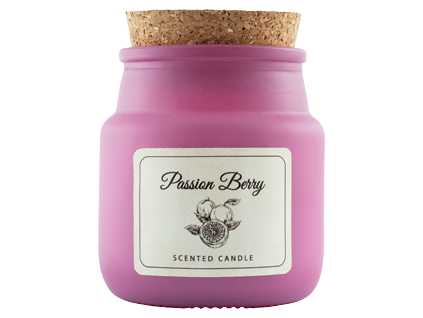 Q Home Kerze 85g Passionsfrucht Korken