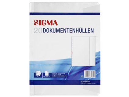 SIGMA Mappe mit Klappe A4 120µ 25 Stück