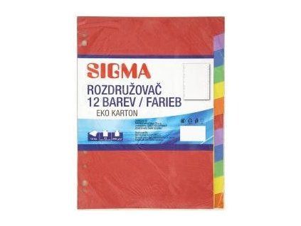 SIGMA A4 Trennblätter 12-farbig 1 Stück