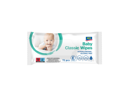 aro Classic Baby Feuchttücher, 72 Stück