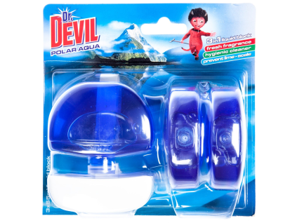 Dr. Devil WC Block Polar Aqua 3 x 55 g