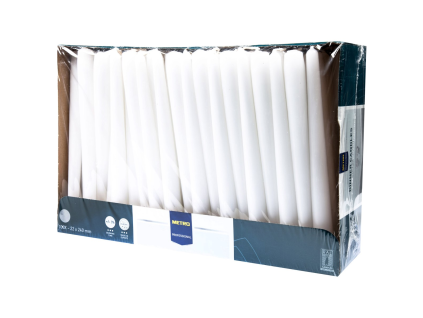 METRO PROFESSIONAL Kerze 2 x 24 cm weiß 100 Stück