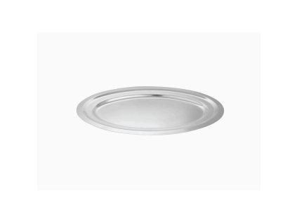 aro Tablett 34 cm, oval, glänzend, Edelstahl, 1 Stück