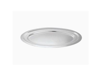 aro Tablett 38 cm, oval, glänzend, Edelstahl, 1 Stück
