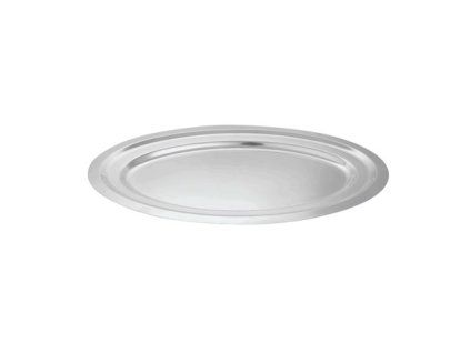 aro Tablett 45 cm, oval, glänzend, Edelstahl, 1 Stück