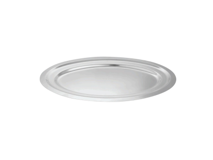 aro Tablett 45 cm, oval, glänzend, Edelstahl, 1 Stück