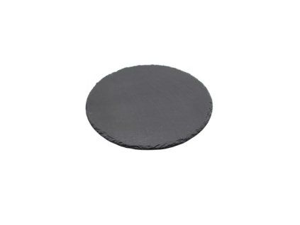 aro Rundes Tablett 25 cm Schiefer 2 Stück