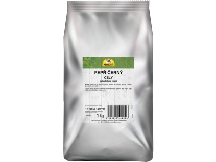 NADIR Schwarzer Pfeffer, ganz, 1 kg