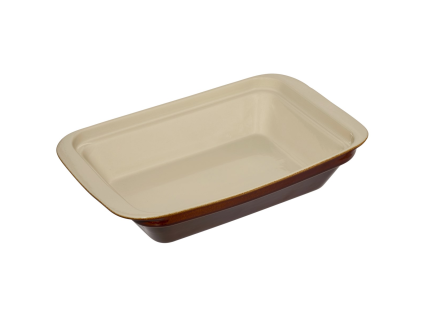 METRO PROFESSIONAL Backform 37 x 23 cm Steinzeug braun 1 Stück