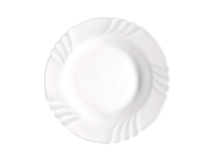 Bormioli Tiefer Teller EBRO 24 cm Opalglas 6 Stück