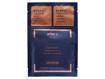 Mooyam Glo Pack Schritt 3 Maske