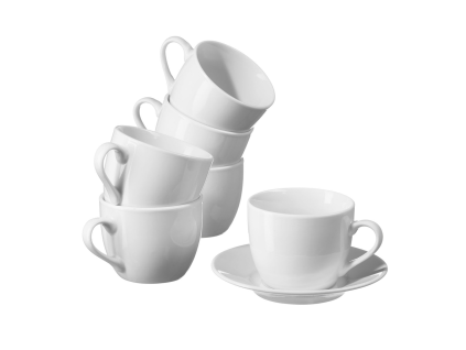 aro BASIC Tasse 150 ml Porzellan 6 Stück