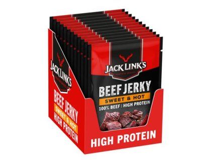 JACK LINKS Beef Jerky Sweet & Hot 12 x 60 g
