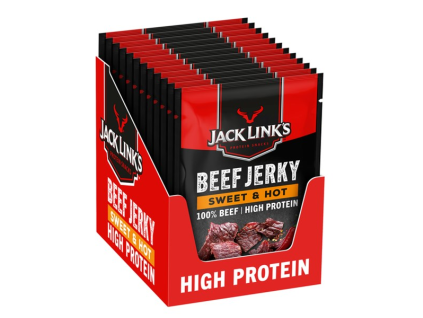 JACK LINKS Beef Jerky Sweet & Hot 12 x 60 g