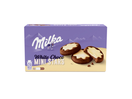 Milka White Mini Stars 150 g
