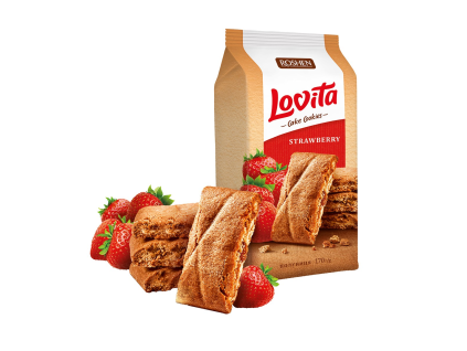 ROSHEN Lovita Kuchen Erdbeere 168 g