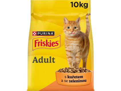 Friskies Katzenfutter mit Huhn und Gemüse, 10 kg