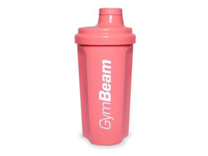 Korallenfarbener Shaker 500 ml - GymBeam
