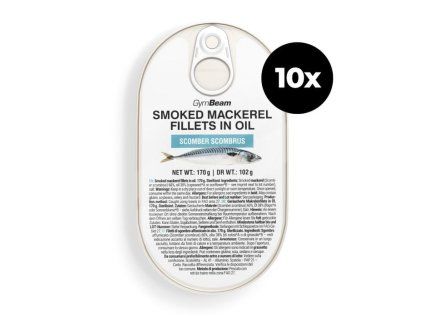 Geräucherte Makrelenfilets in Öl - GymBeam