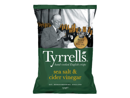 Tyrrells Chips Salz & Apfelessig 150 g