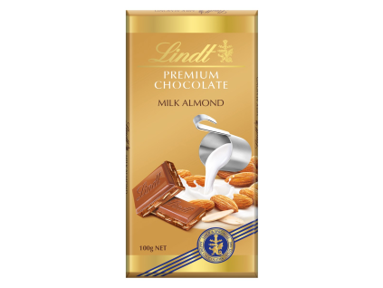 Lindt Gold Schokolade Mandel 100 g