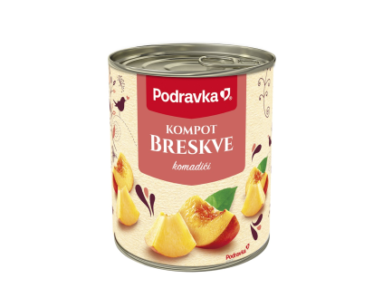 PODRAVKA Pfirsichwürfel 3,05 kg