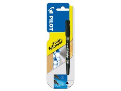 PILOT Twin Marker schwarz 1 Stück.