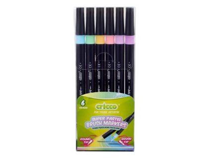 Cricco Doppelseitige Pinselmarker 367.015 6 Stück
