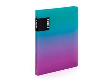PAPP-Ringbuch P+P PP A4 4-Ring Ombre rosa 1 Stück.