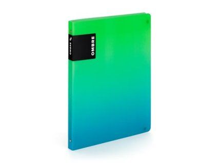 PAPP-Ringbuch P+P PP A4 4-Ring Ombre grün 1 Stück.