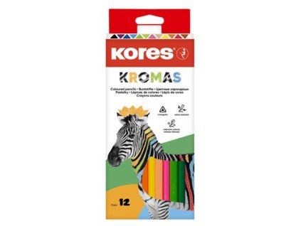 Kores Kromas Dreiecksmalstifte, 12 Stück