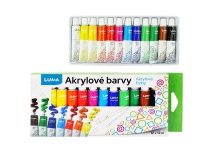 LUMA Acrylfarben 12 ml 12 Stück