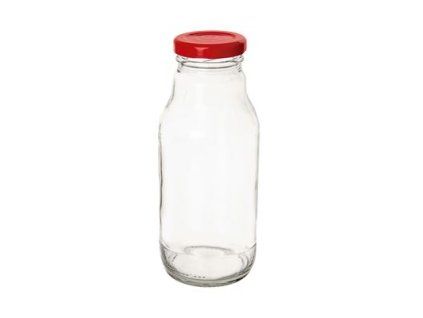 Orion Glasflasche + Deckel, 330 ml, 8 Stück