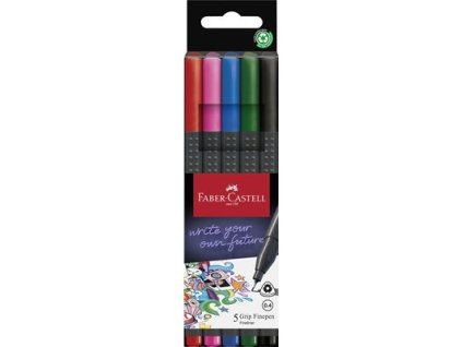 FABER-CASTELL GRIP Marker 0,4 mm 5 Stück